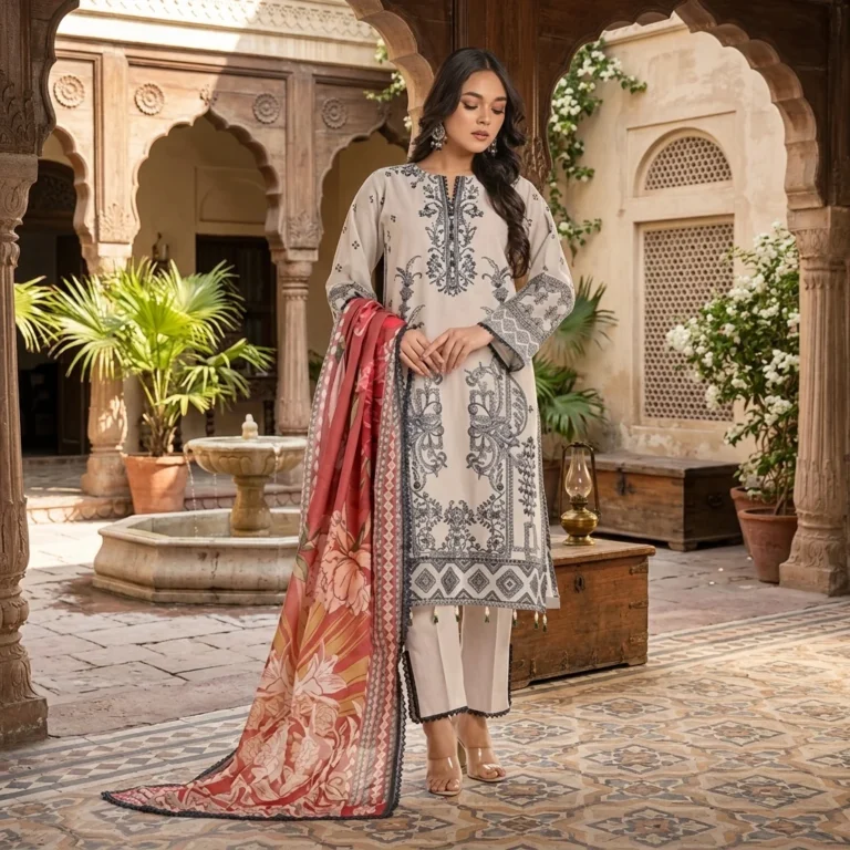 Gul Ahmed - Unstitched - 3 piece Suit