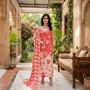 Rangrasia - Unstitched - 3 Piece Suit