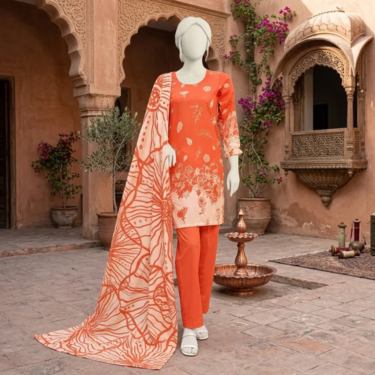 Rangrasia - Unstitched - 3 Piece Suit