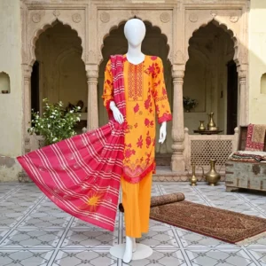 Rangrasia - Unstitched - 3 Piece Suit