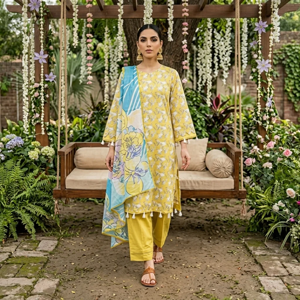 Salina by Regalia Digital Printed Lawn