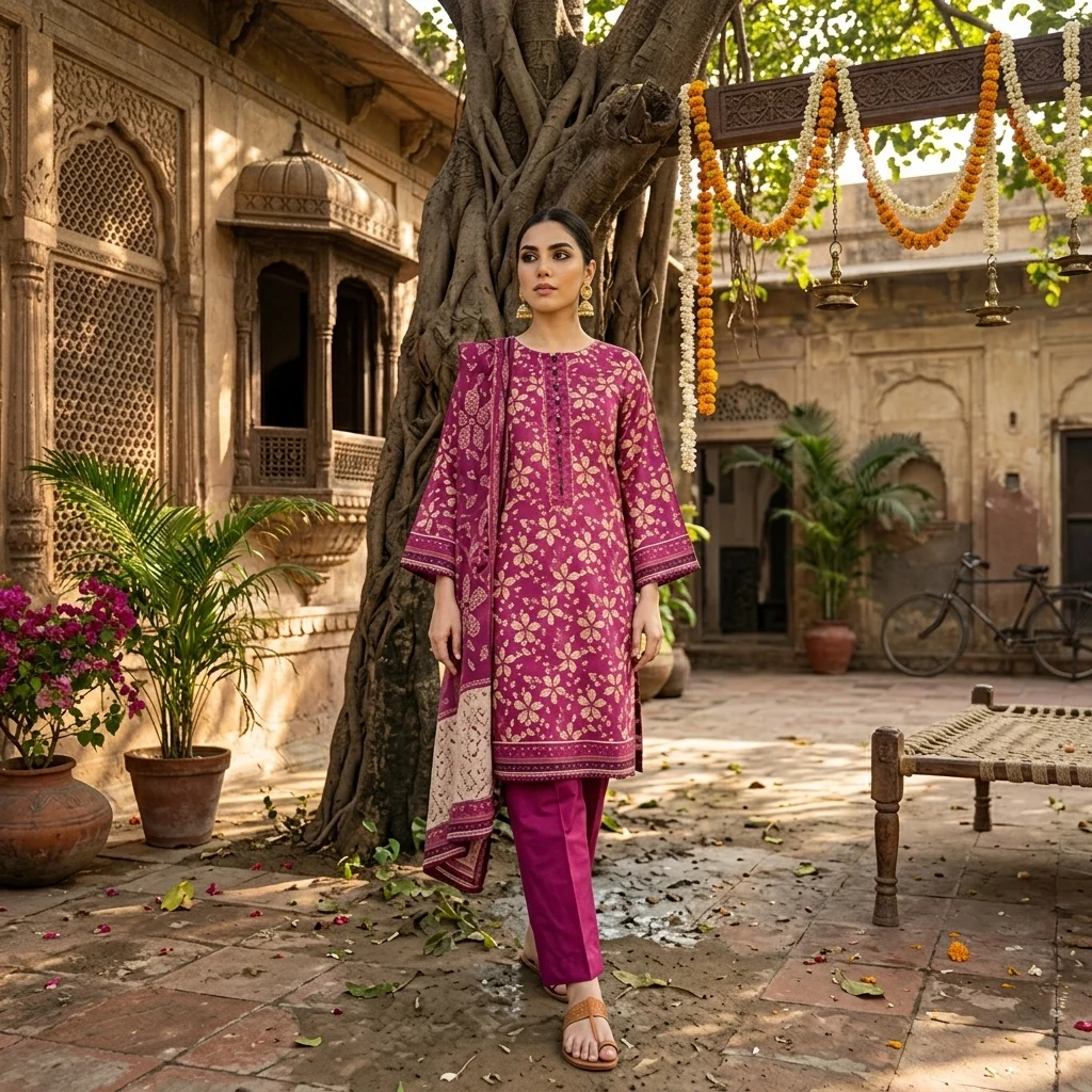 Salina by Regalia Digital Printed Lawn