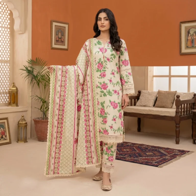 Aleena Vol 1-3 Piece Printed Lawn Suit