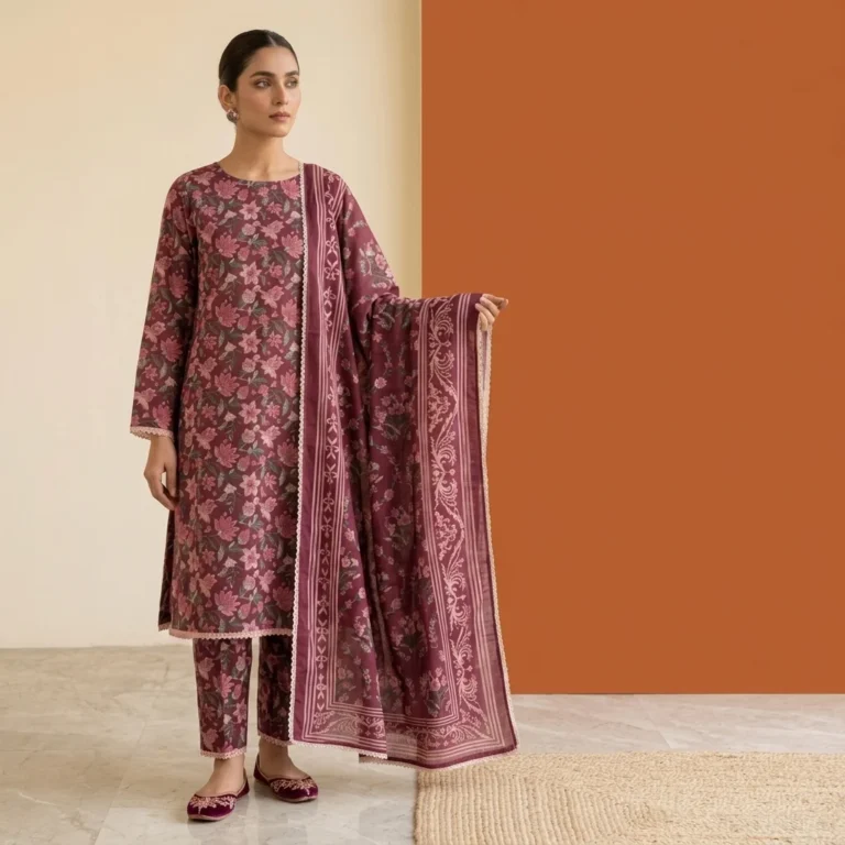 Aleena Vol 1-3 Piece Printed Lawn Suit