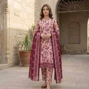 Saffron Digital Printed Lawn Vol 2 By MDL Textile 5