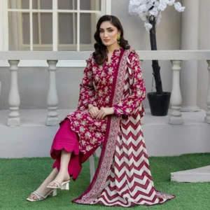 Salina Digital Printed Lawn VOl 13 - 3 Piece
