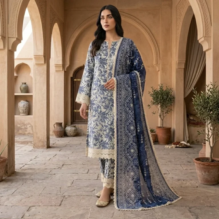 Aleena Vol 1–3 Piece Printed Lawn Suit