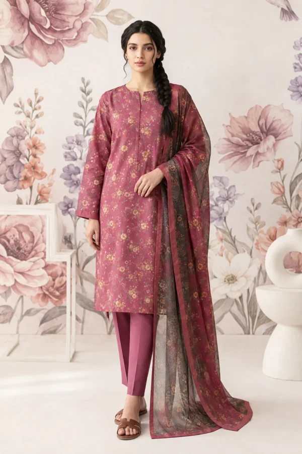 Salina Digital Printed Lawn V-20 S2