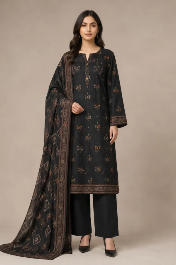 Mehak Essential Lawn  3-Piece Suit – MEH-D-26517.