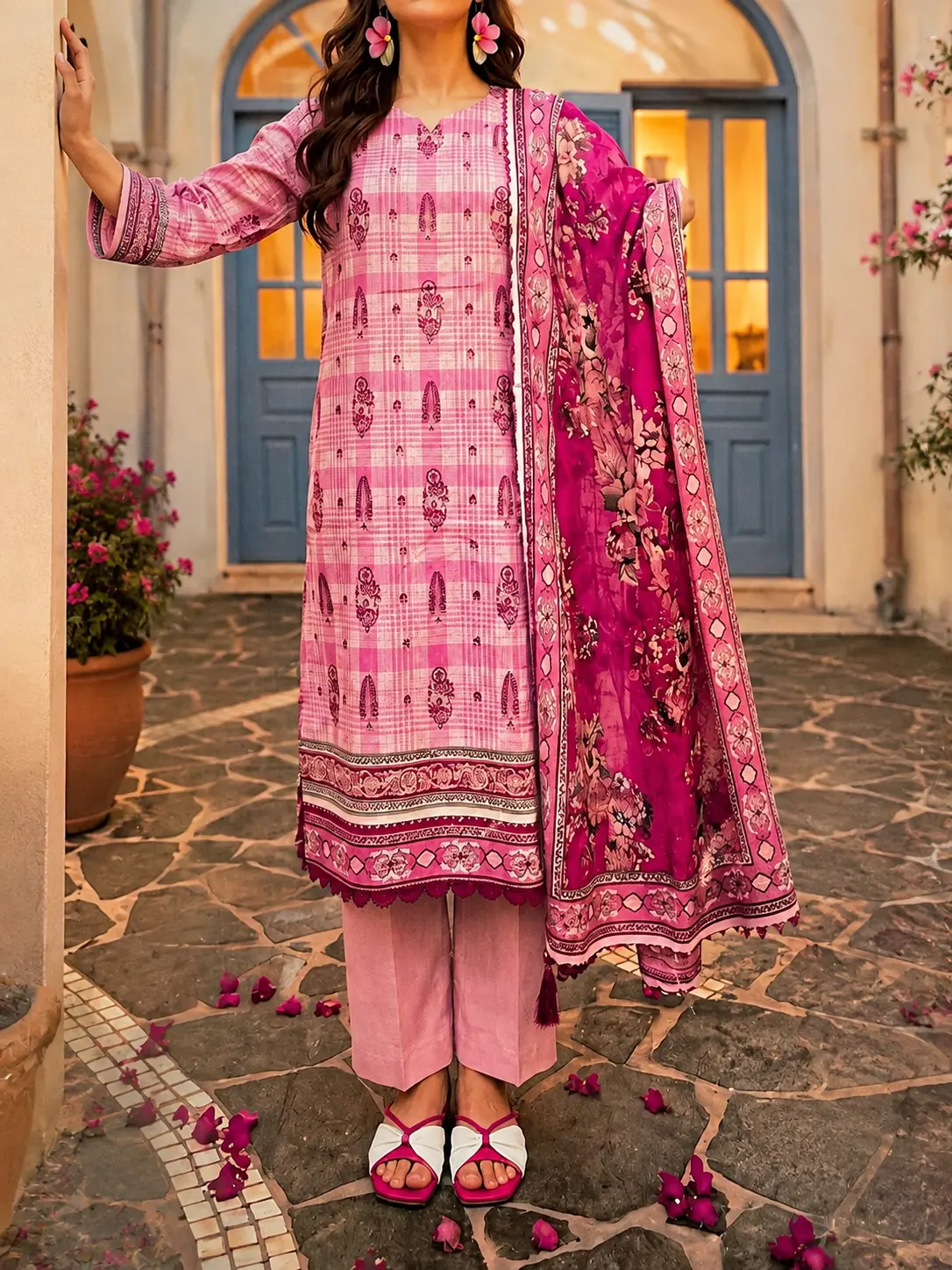Elaya Prints Premium Lawn D66