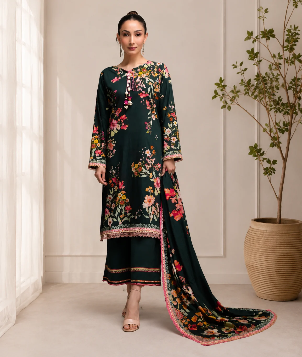 Regalia Printed Linen D4