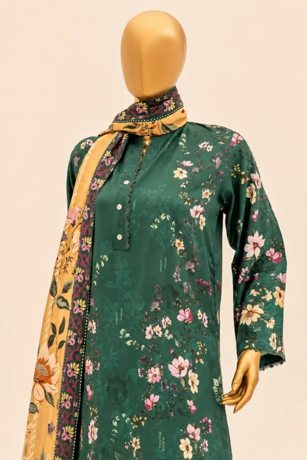 Mehak Green Dobby Viscose V-1 D-1