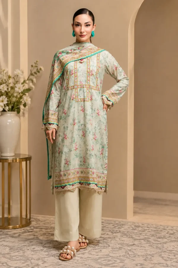 Regalia Printed Linen D1