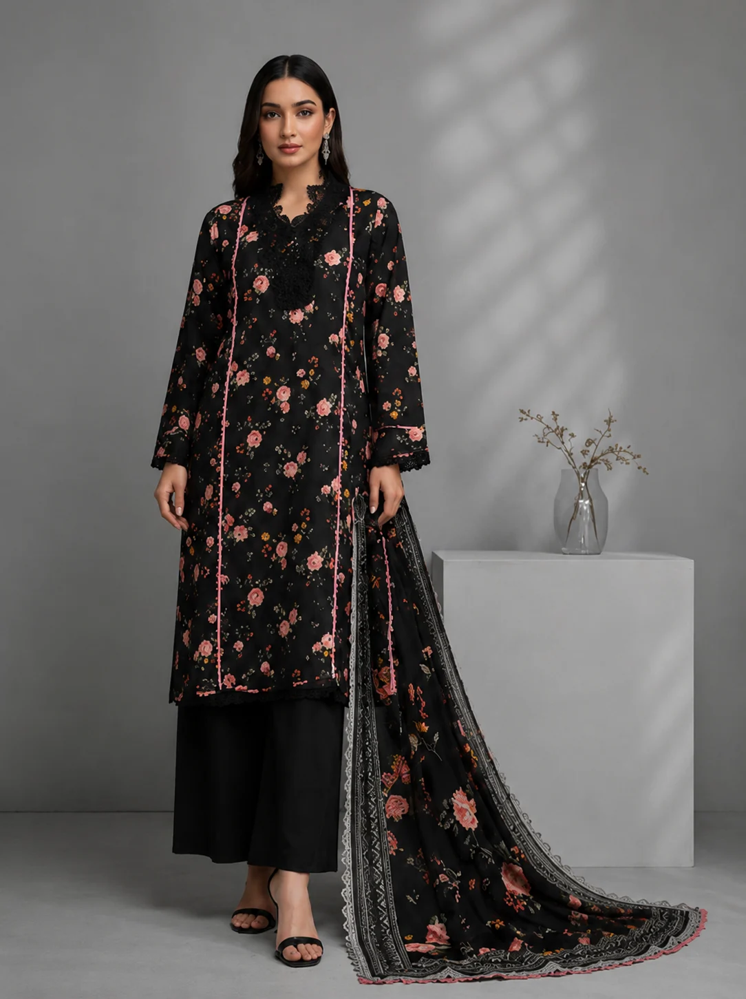 Regalia Printed Linen D5