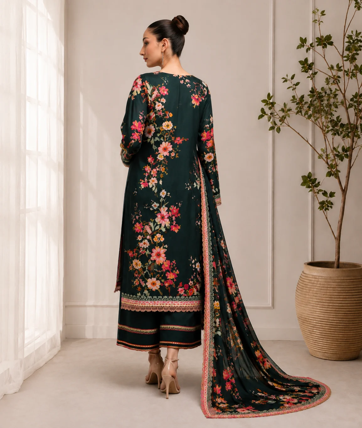 Regalia Printed Linen D4 - Image 2