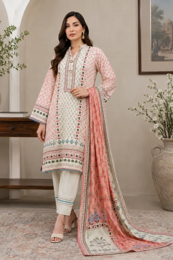Regalia Printed Linen D7