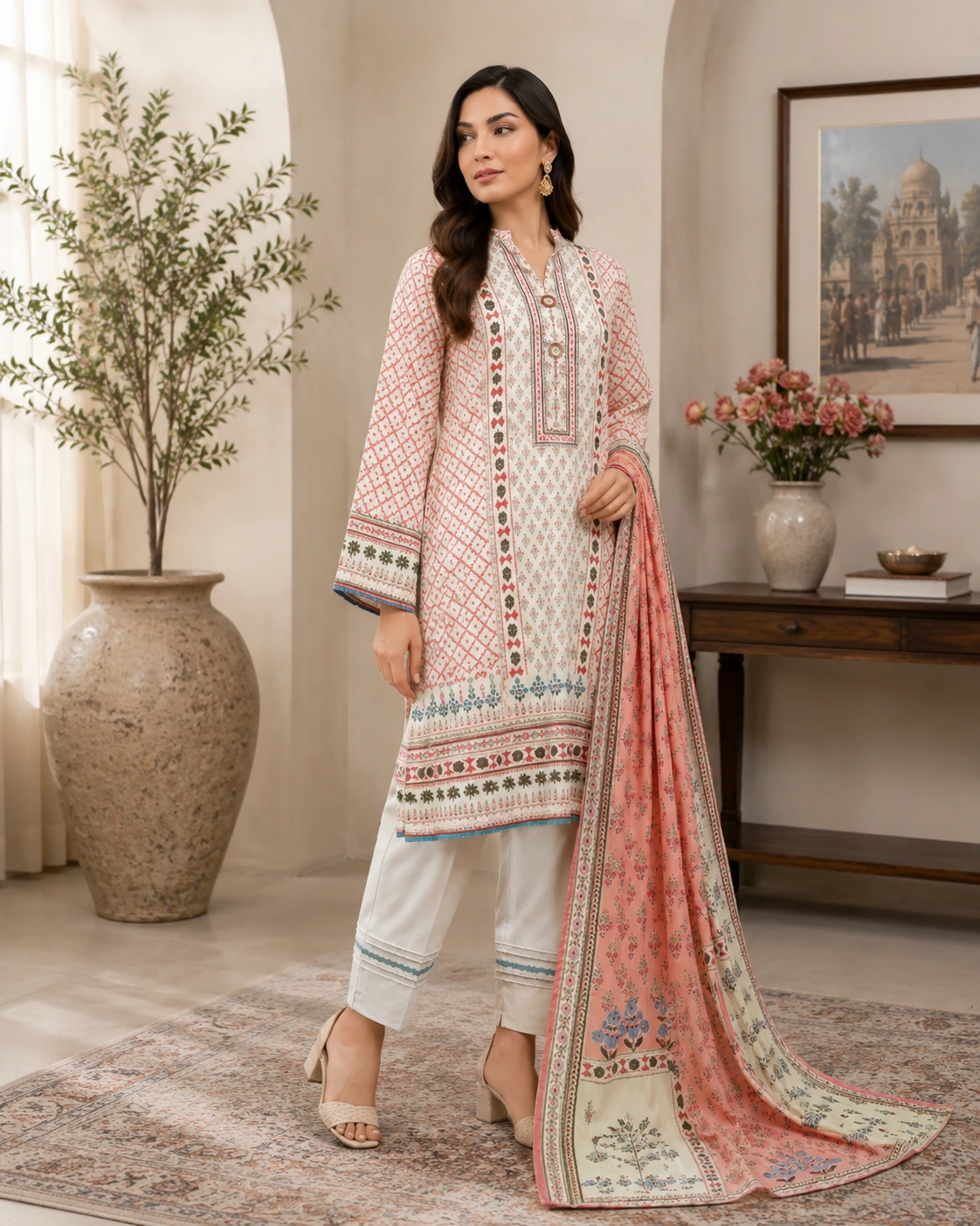Regalia Printed Linen D7 - Image 2