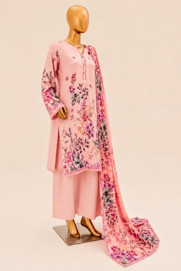 Mehak Peach Floral Vol-1 D-6