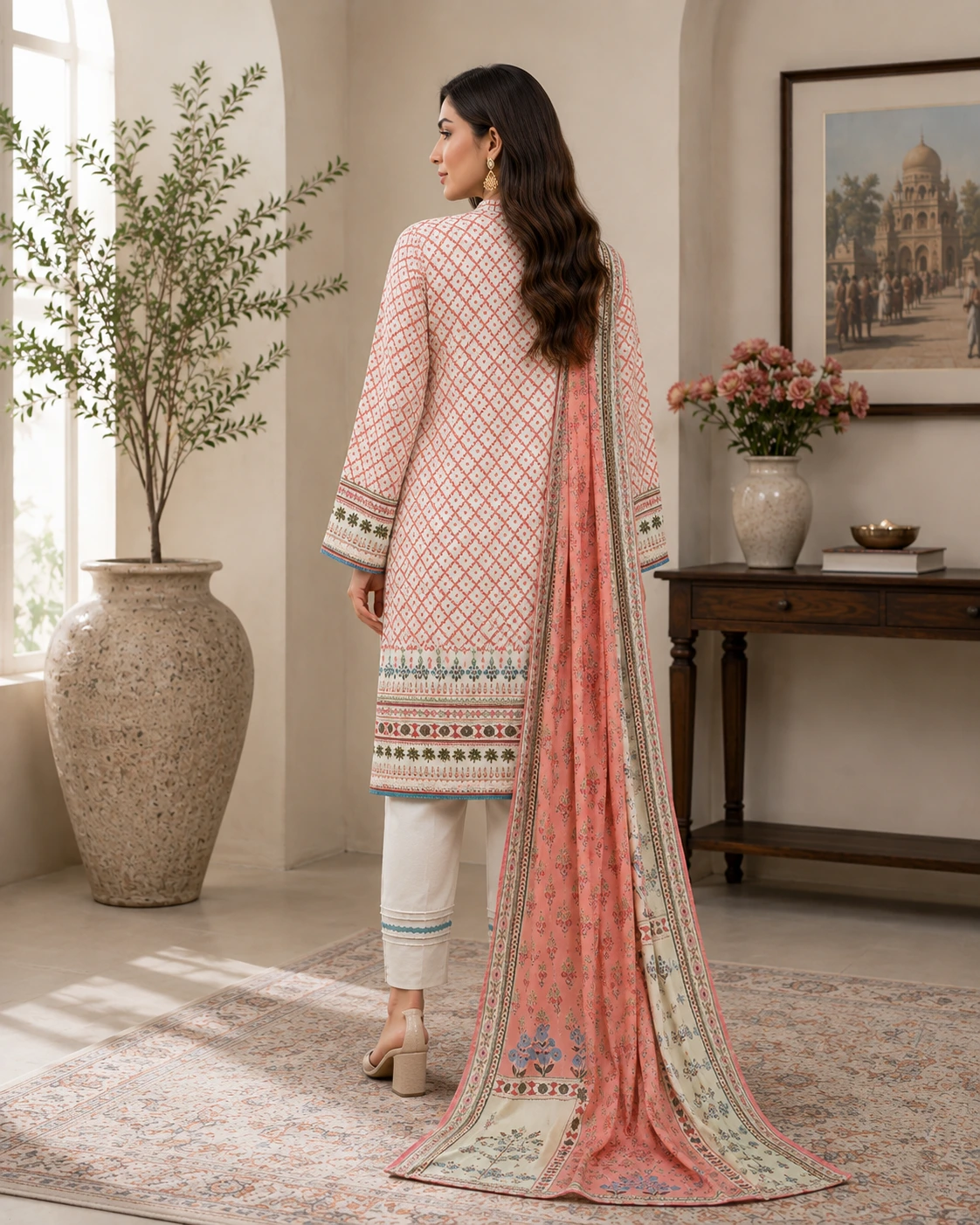 Regalia Printed Linen D7 - Image 3