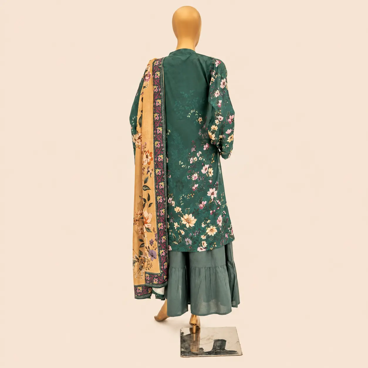 Mehak Green Dobby Viscose V-1 D-1 - Image 2