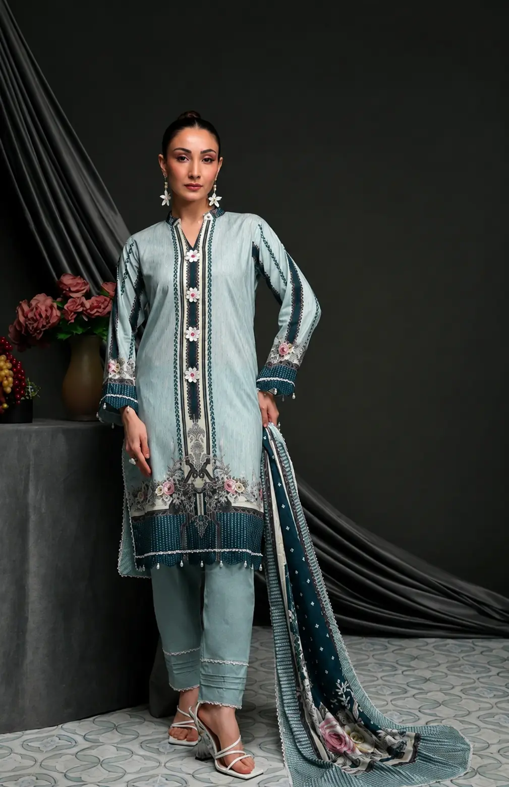 Regalia Printed Linen D2