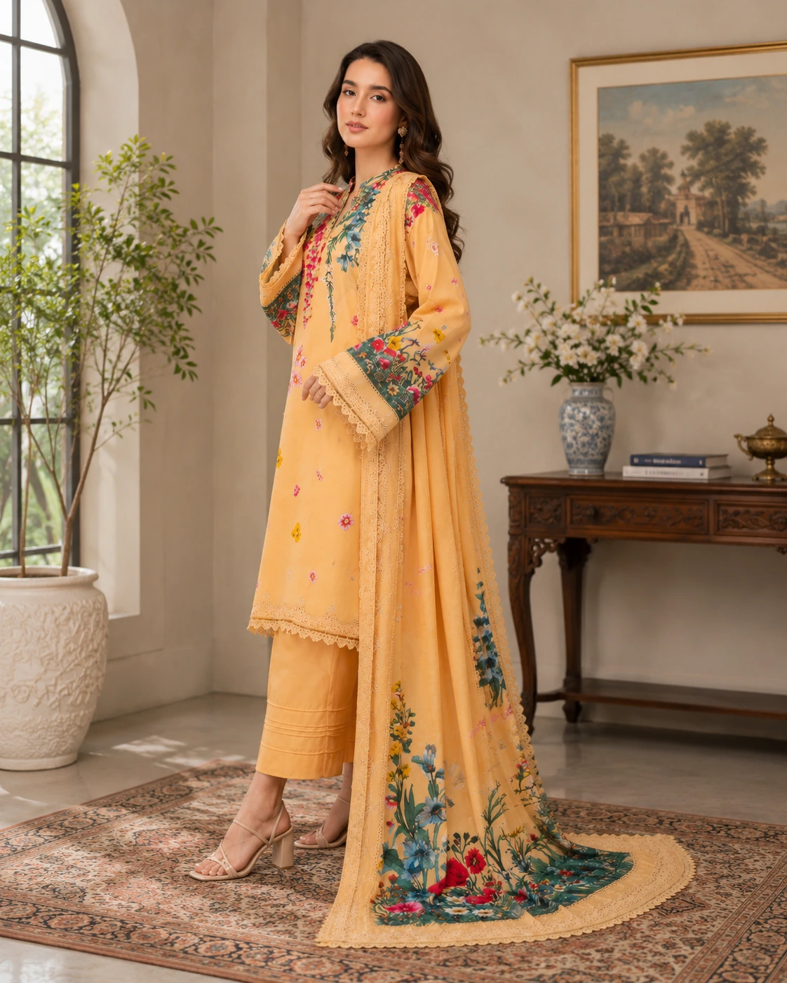 Regalia Printed Linen D8 - Image 2