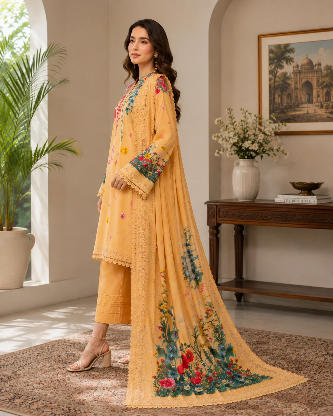 Regalia Printed Linen D8 - Image 3
