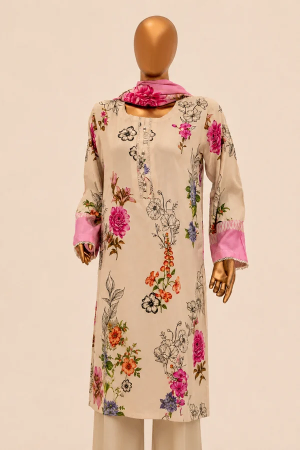 Mehak Beige Pink Floral Vol-1 D-8