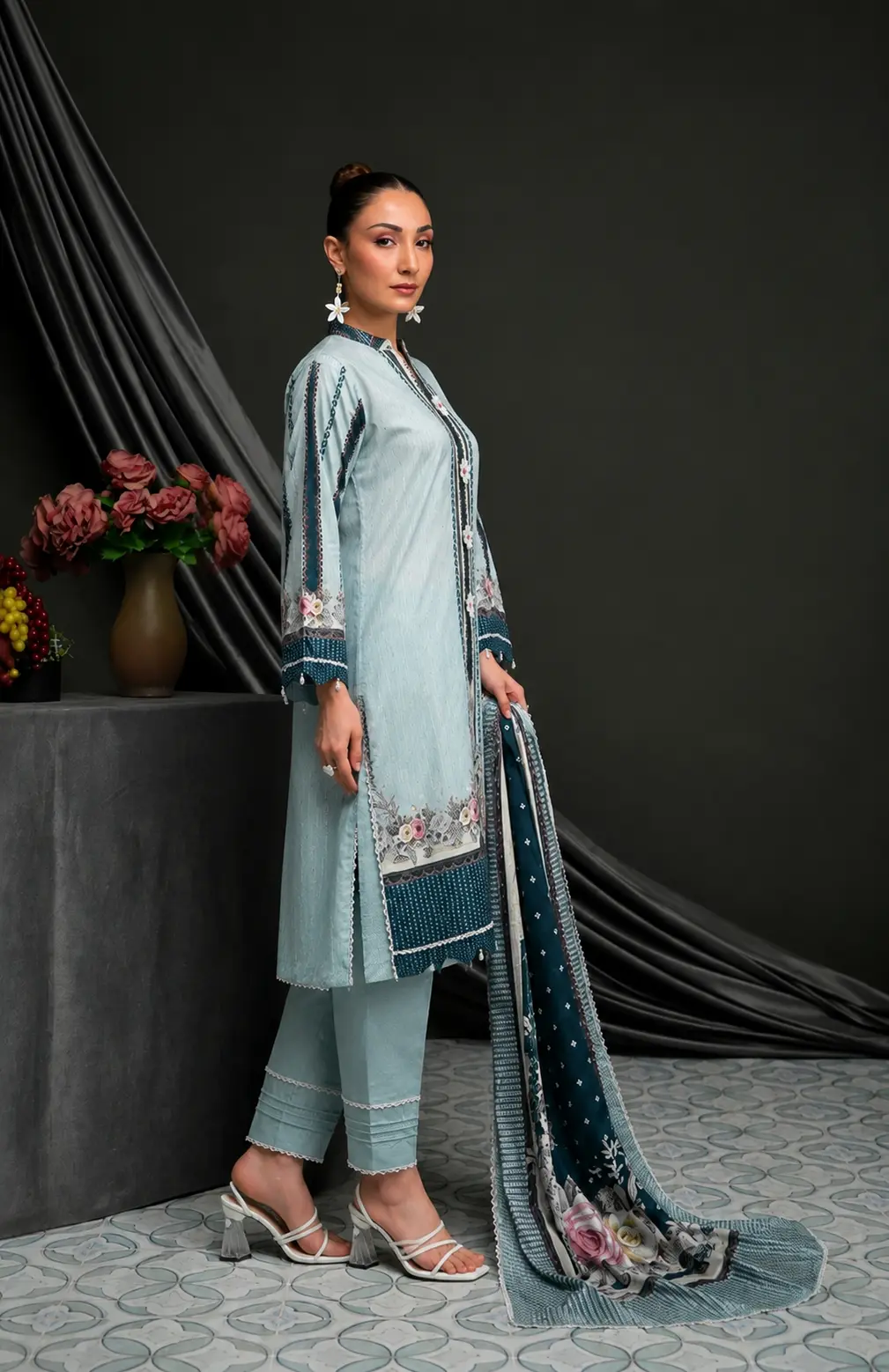 Regalia Printed Linen D2 - Image 2