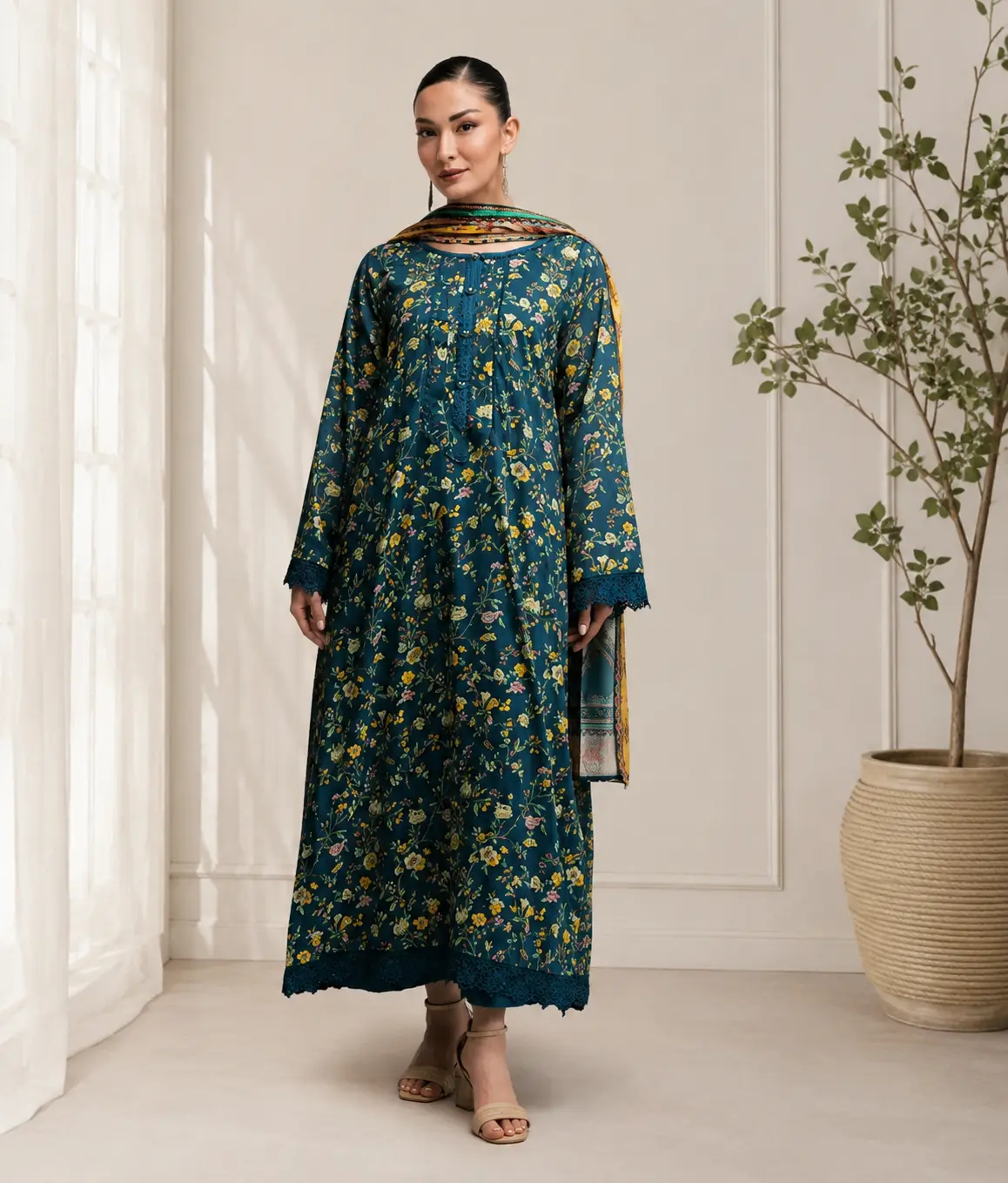 Regalia Printed Linen D3