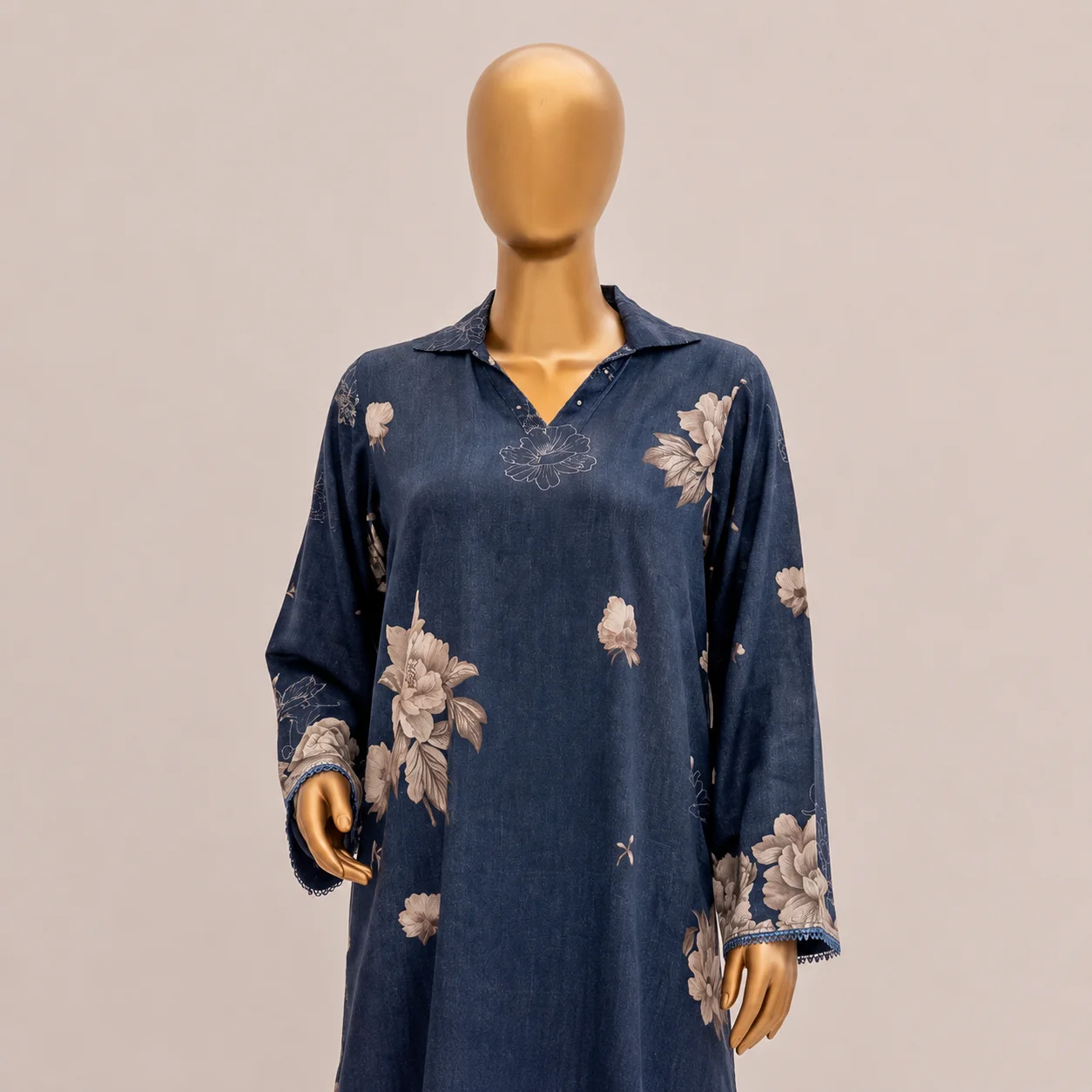 Mehak Navy Floral Vol-1 D-3