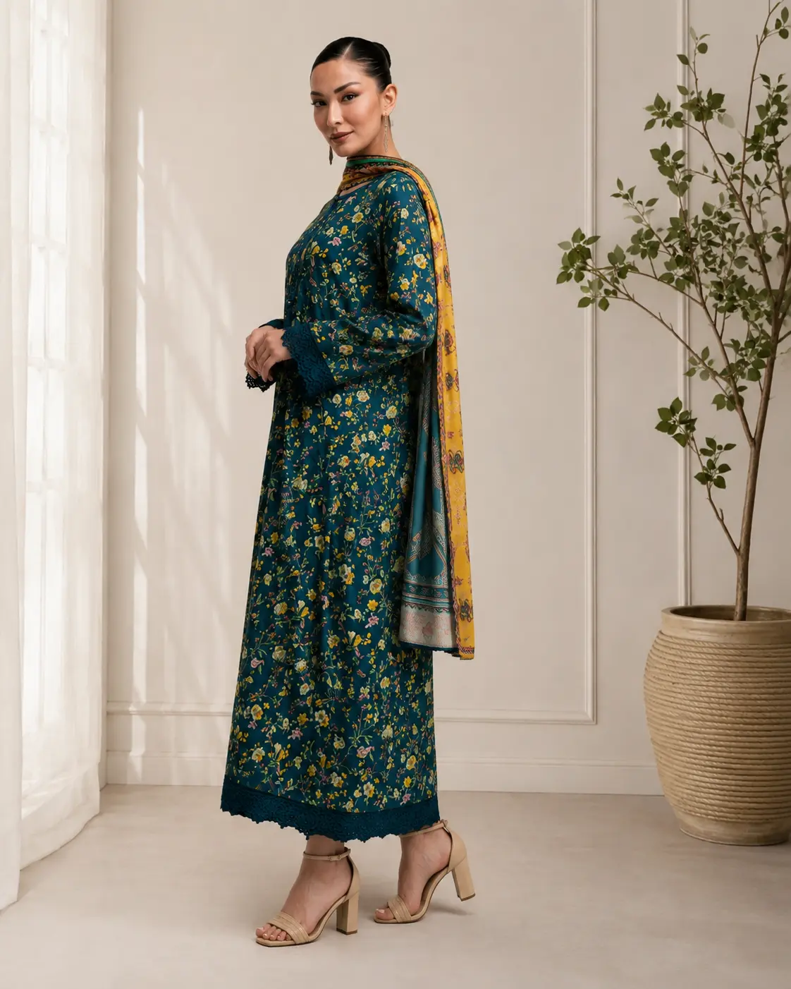 Regalia Printed Linen D3 - Image 3