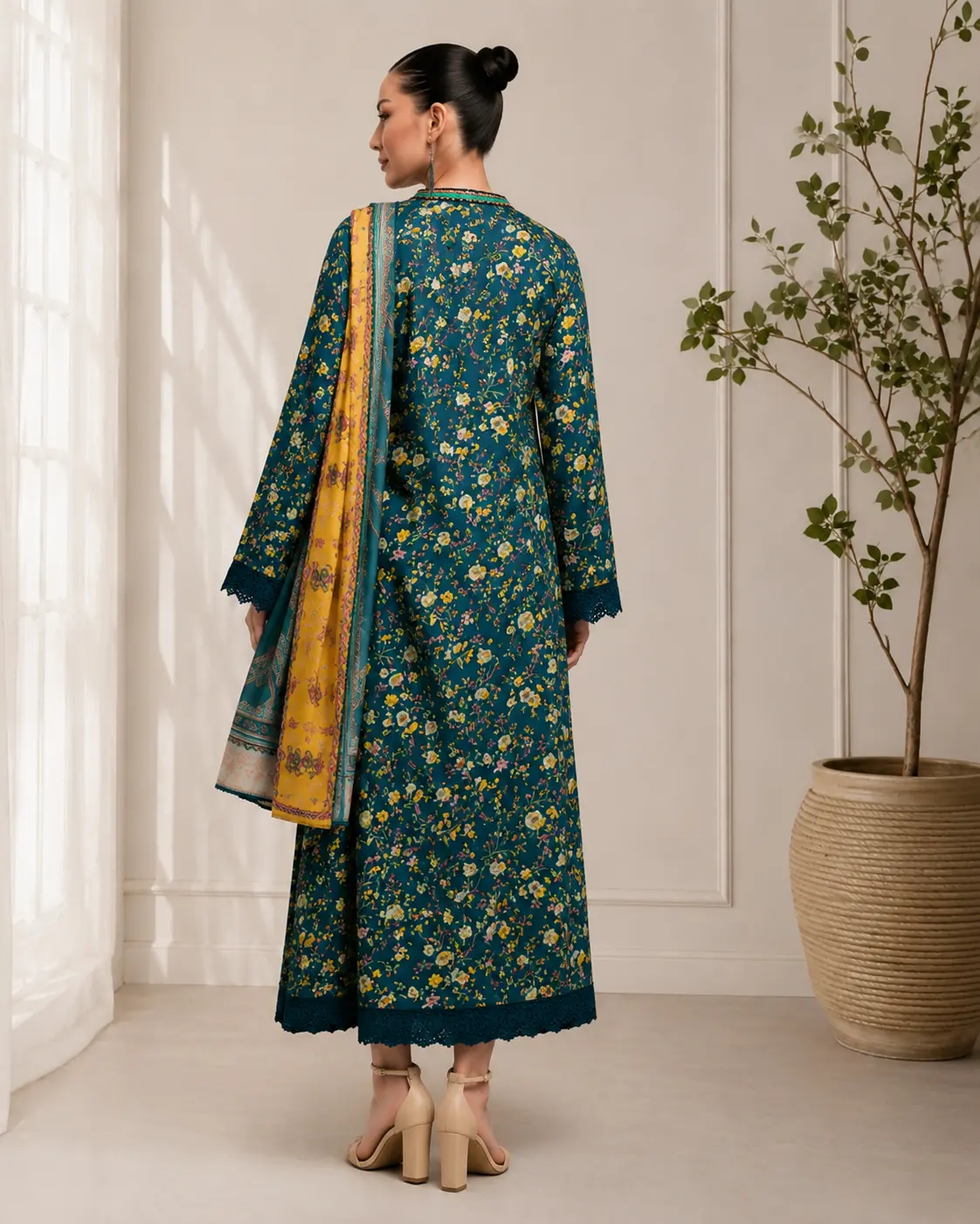 Regalia Printed Linen D3 - Image 2
