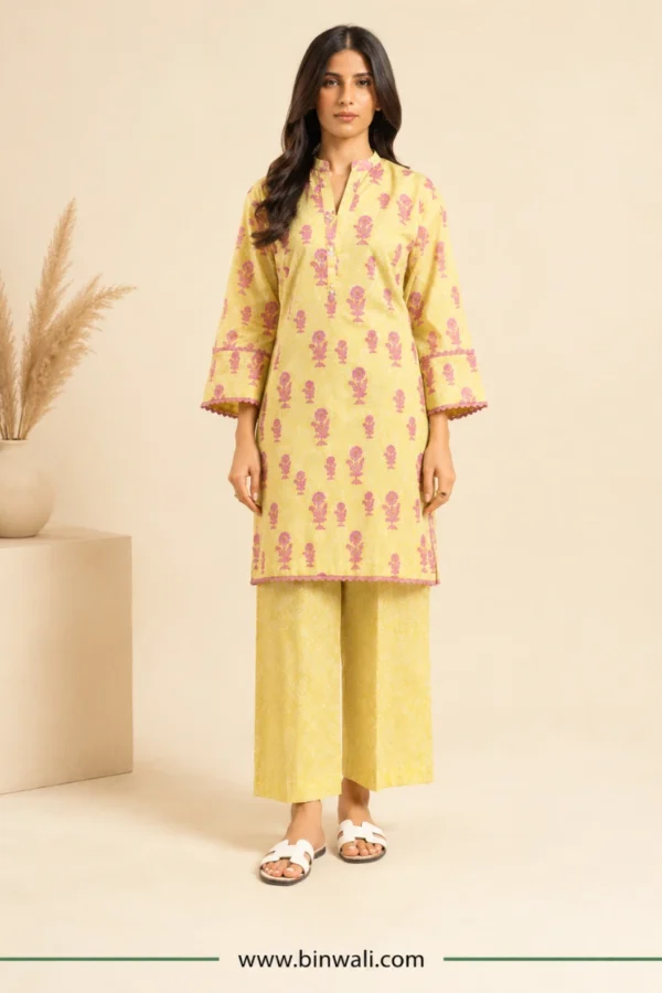 Alkaram BR44-2P26 Pale Yellow