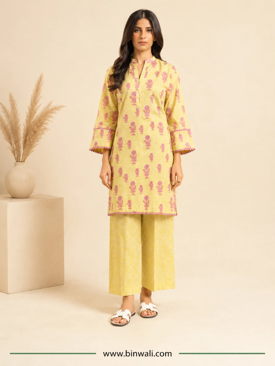 Alkaram BR44-2P26 Pale Yellow