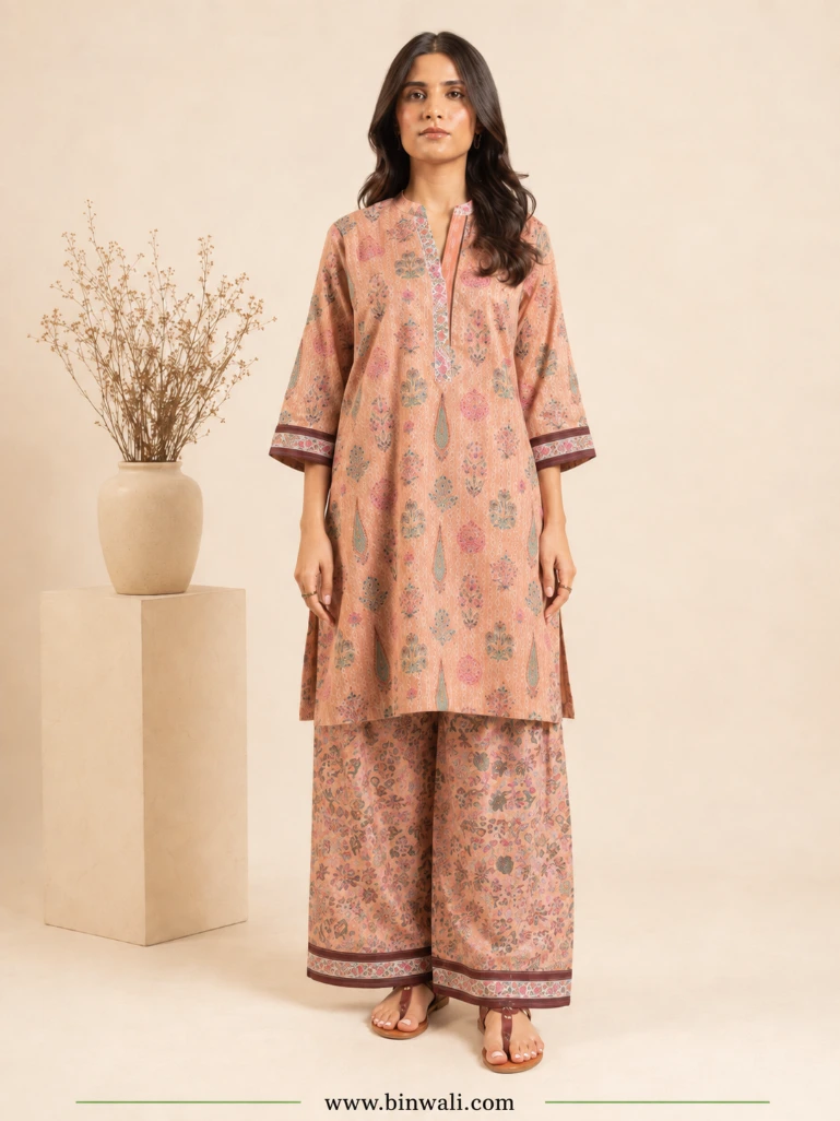 Alkaram Dusty Peach