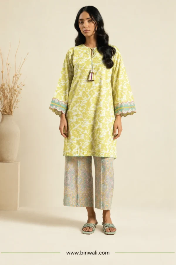 Alkaram Lime Yellow