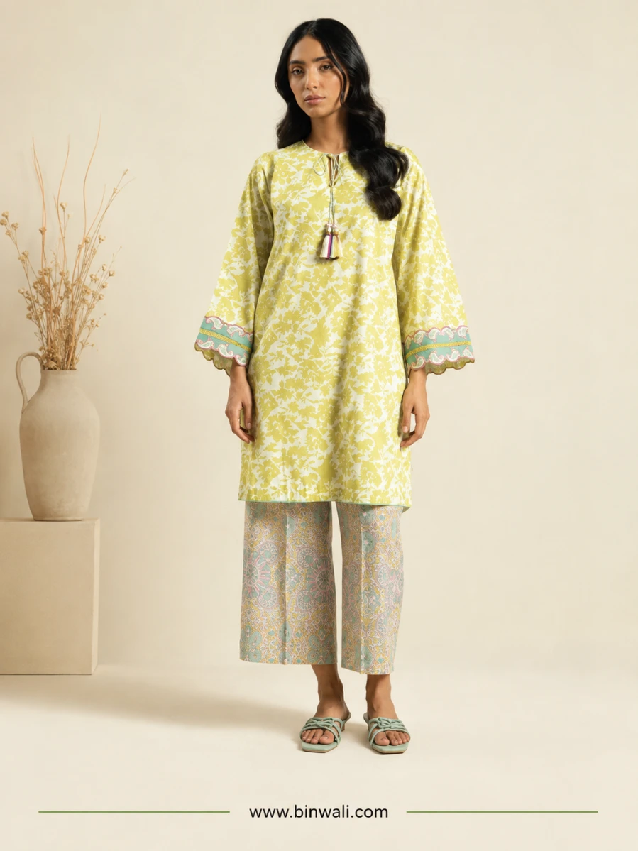 Alkaram Lime Yellow