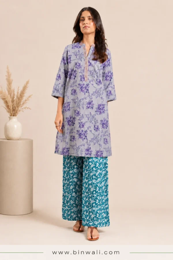 Alkaram Silver Basic BR49-2P26 Purple – 2 Piece Printed Lawn Suit