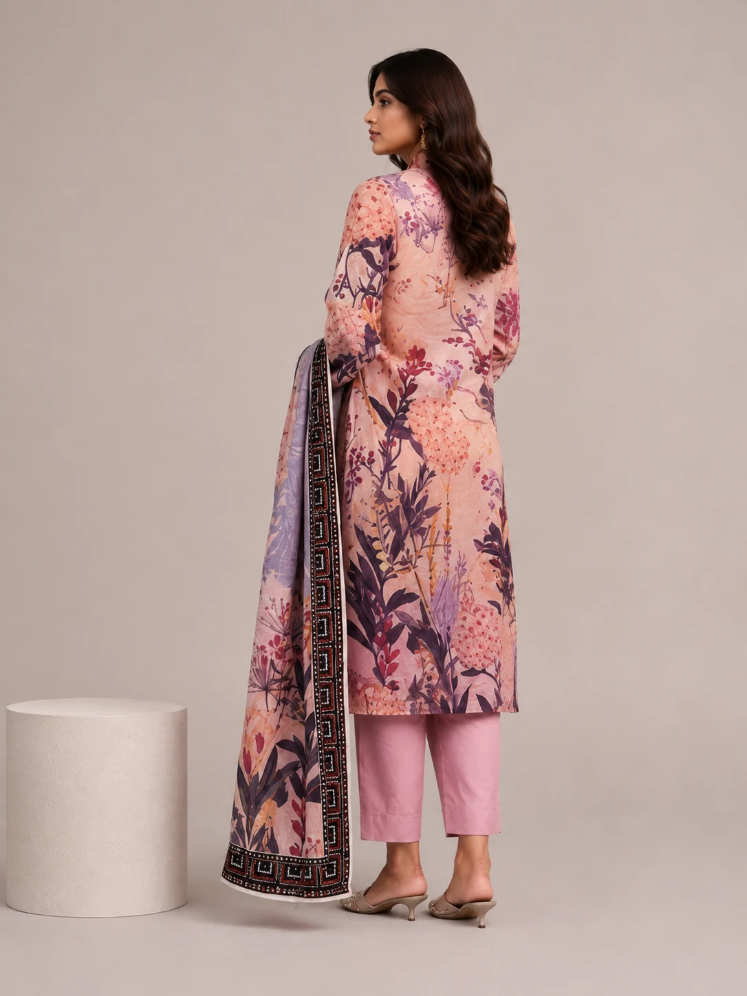 Orchid Printed Lawn – V2 - Image 3