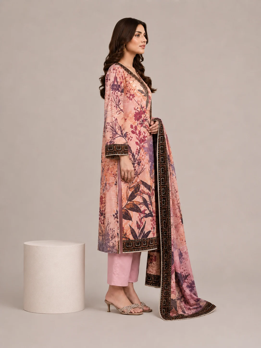 Orchid Printed Lawn – V2 - Image 2