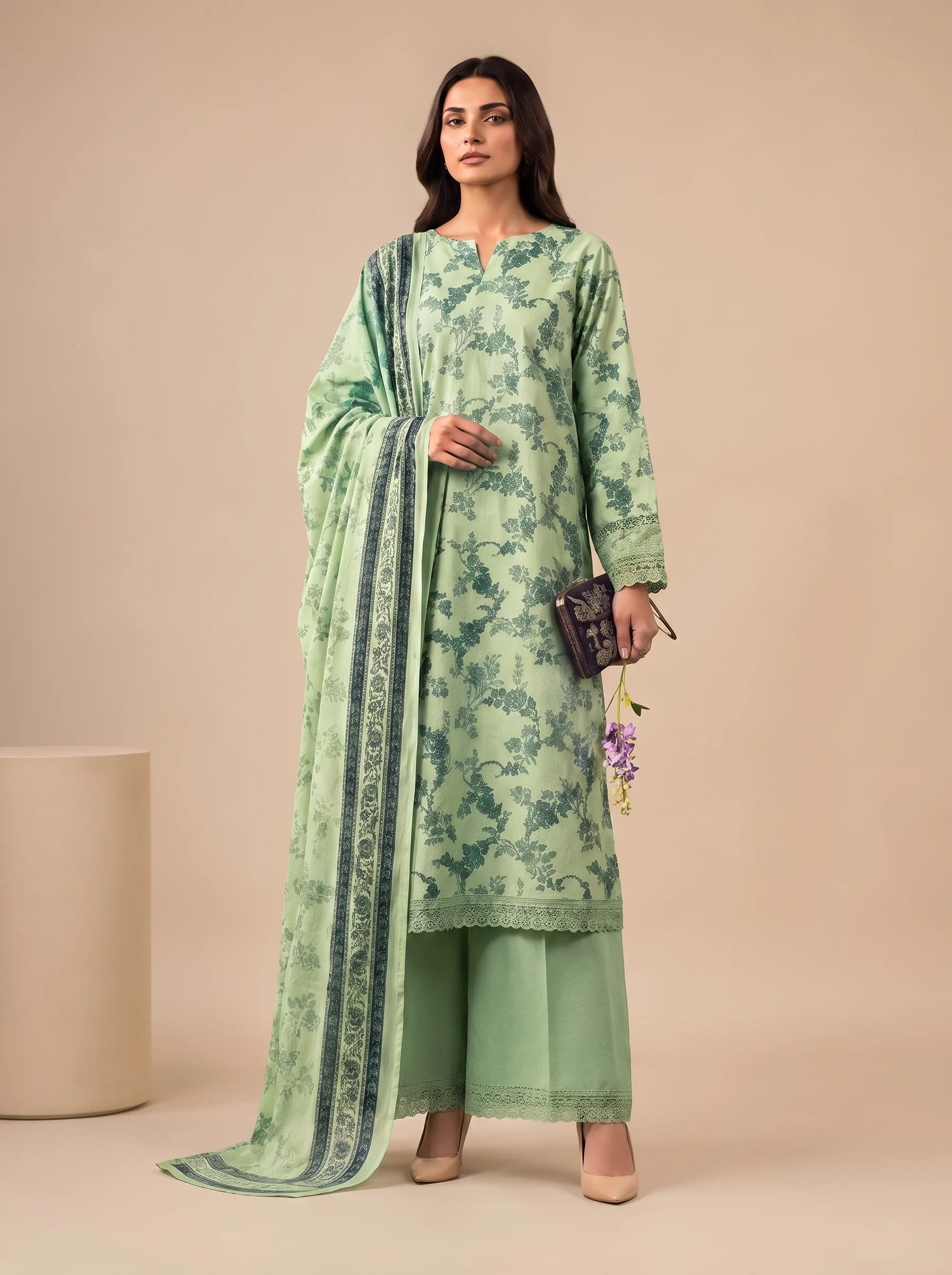 NZ Fabrics INABA Prints  3 Piece Suit