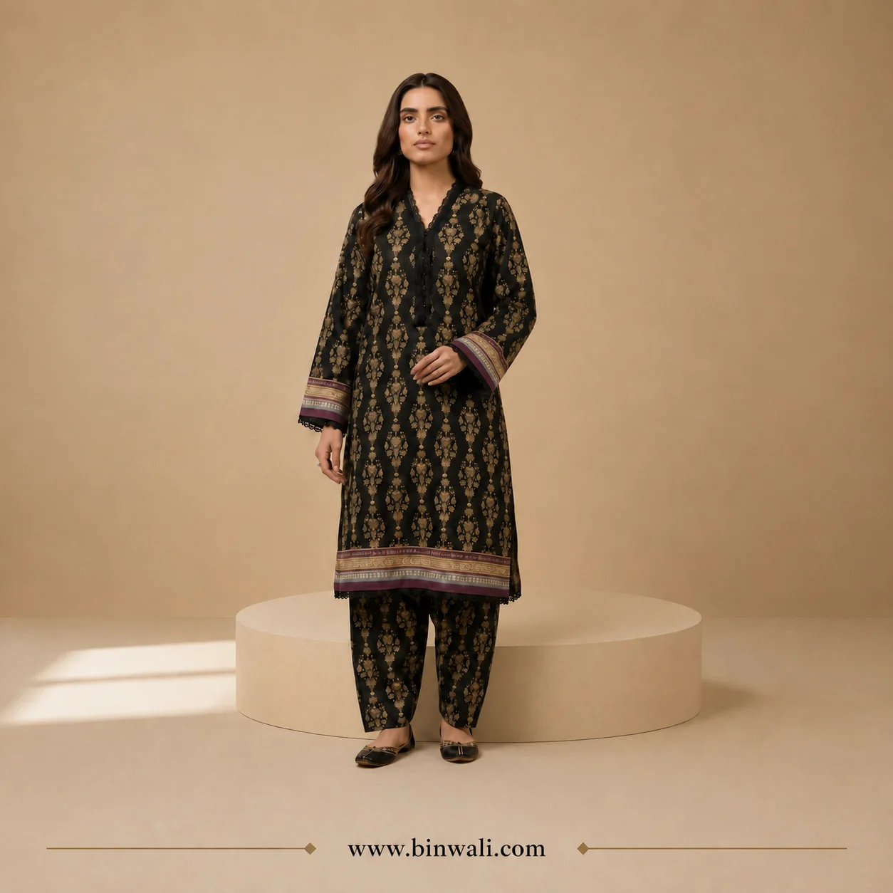 ALEENA'S Premium 2 Piece Printed Lawn Suit – AL-0033-26