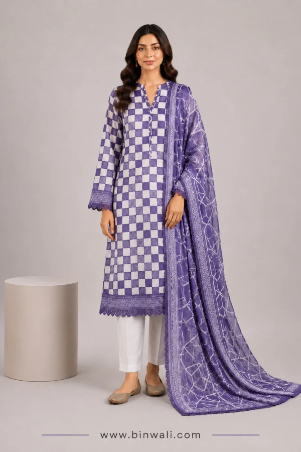 Salina Digital Printed Lawn – V 22 D6
