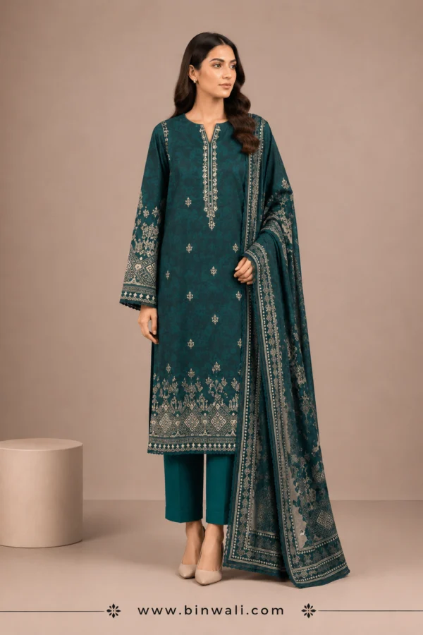 Mehak Essential Lawn 3 Piece Suit – MEH-D-26801