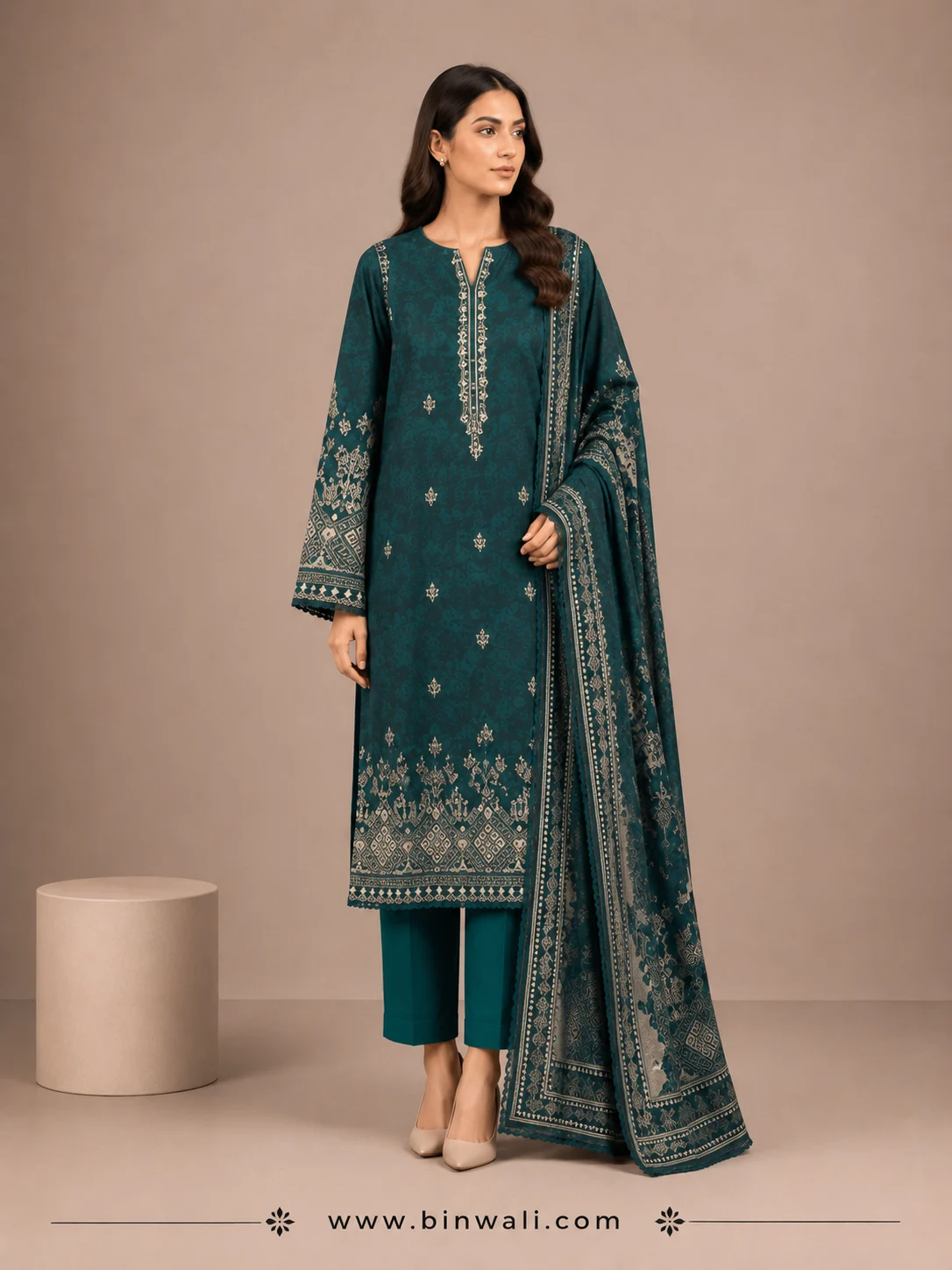 Mehak Essential Lawn 3 Piece Suit – MEH-D-26801