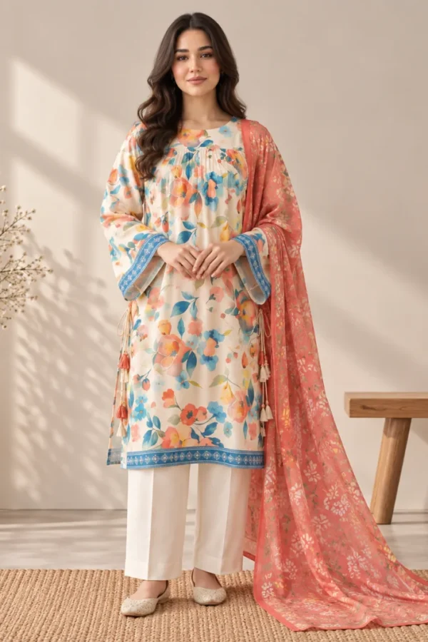 ZESH Digital Linen Viscose Vol. 1 – Coral Blossom
