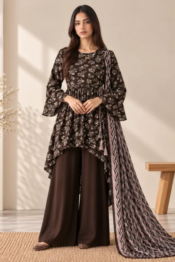 ZESH Digital Linen Viscose Vol. 1 – Mocha Bloom
