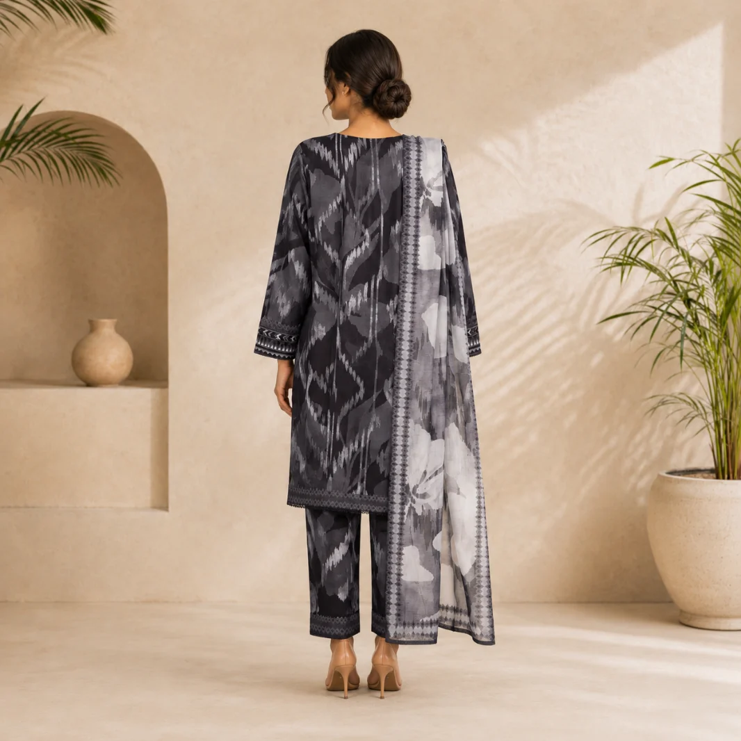 Linen Digital Printed LWP-1308 by HZ - Image 2