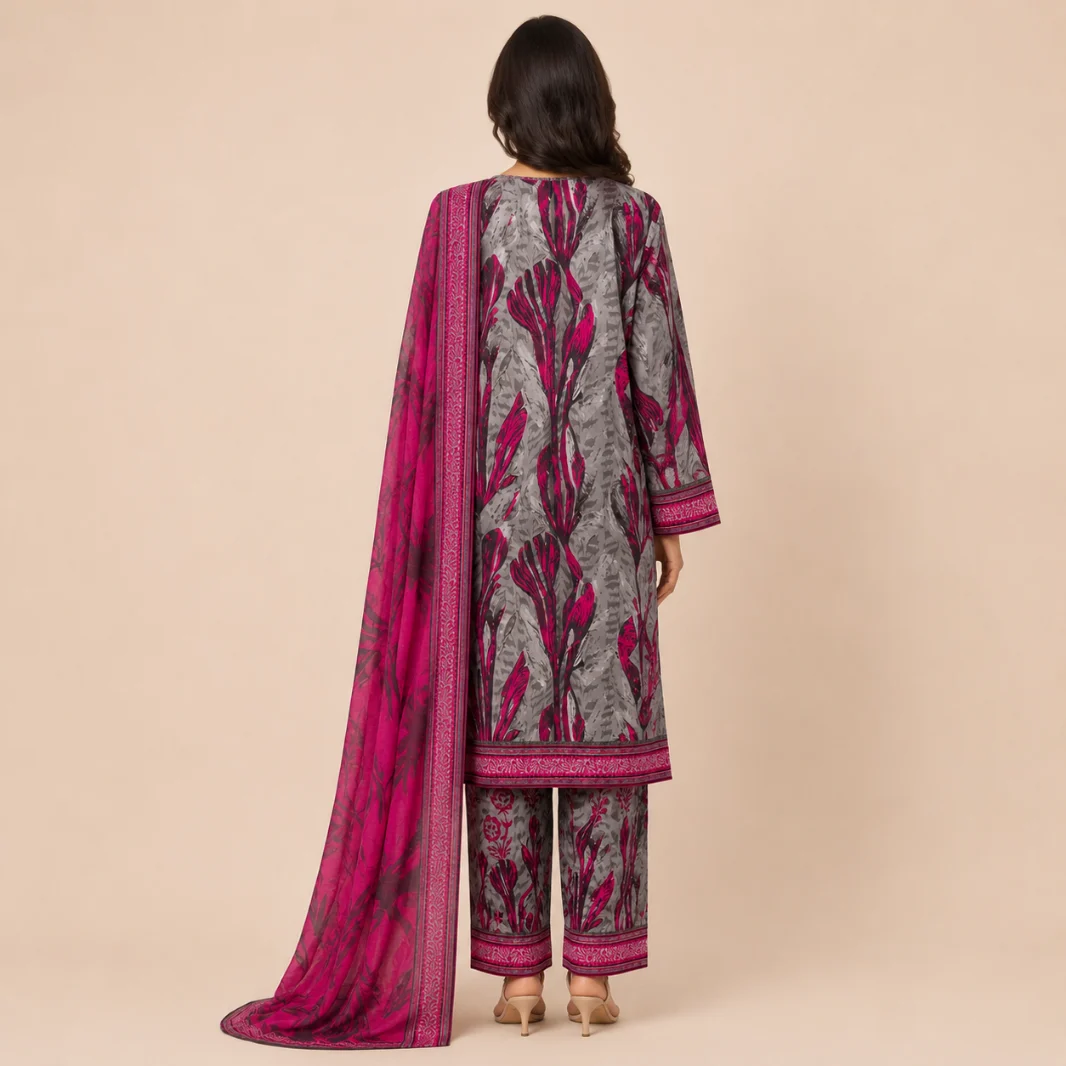 Linen Digital Printed LWP-1306 by HZ - Image 2